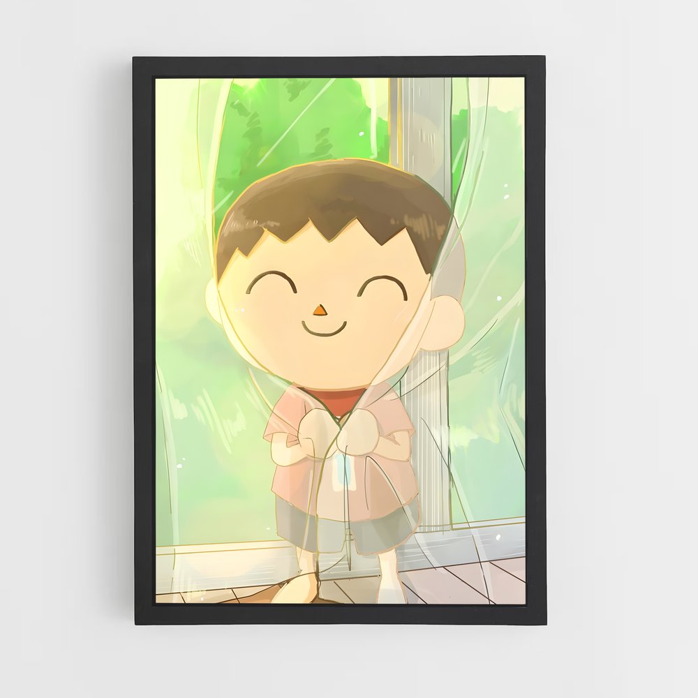 Poster Villager nintendo – affiche Animal Crossing (vue 2)